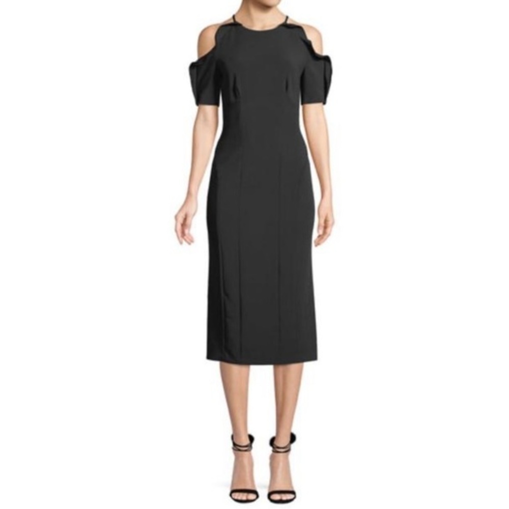 Opening Ceremony Cold Shoulder Column Dress